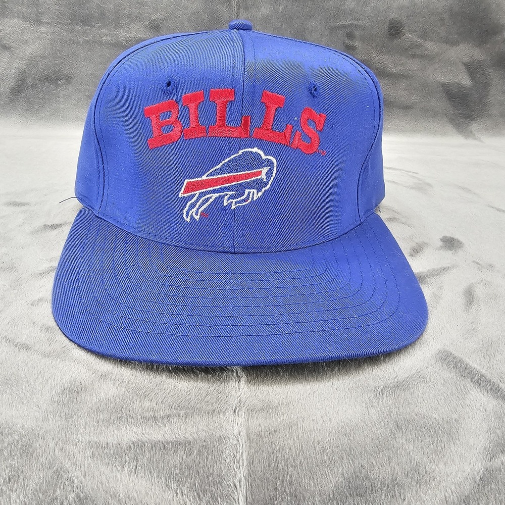 Vintage Buffalo Bills Snapback Hat Blue NFL Officially Licensed Premium Cap
